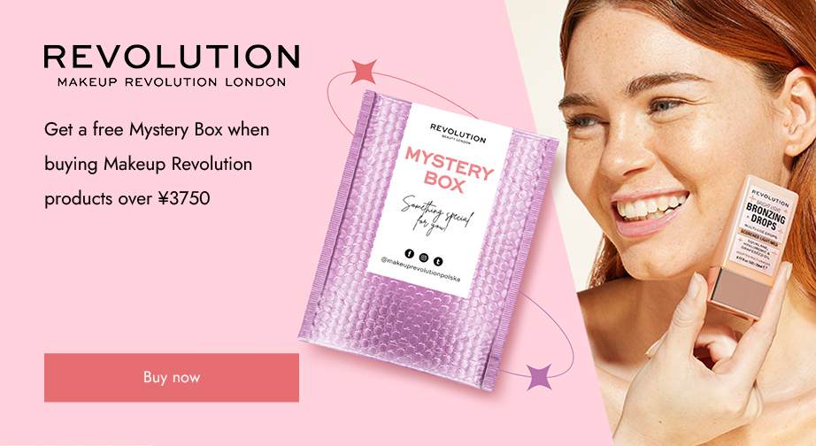 Spend over ¥3750 on Makeup Revolution products and get a free Mystery Box