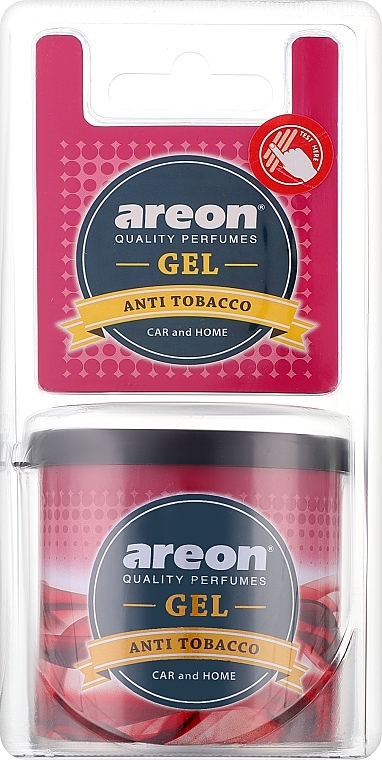 Anti-Tobacco Scented Gel - Areon Gel Can Blister Anti Tobacco — photo N1