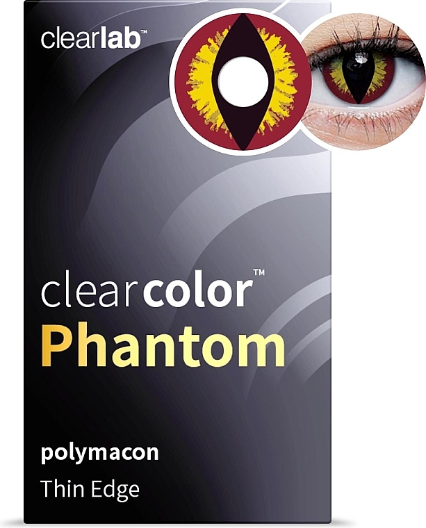 Colored Contact Lenses, banshee, 2 pieces - Clearlab ClearColor Phantom Banshee — photo N2