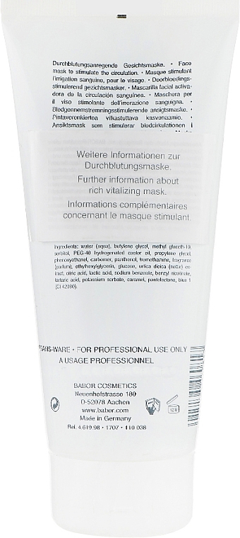 Vitalizing Face Mask - Babor Cleansing Rich Vitalizing Mask — photo N2