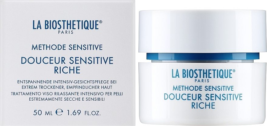 Regenerating Cream for Dry & Very Dry Sensitive Skin - La Biosthetique Douceur Sensitive Riche Cream — photo N2