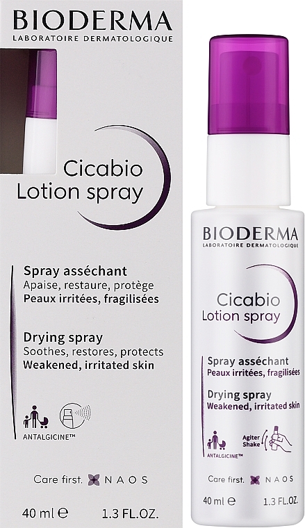 Restoring Lotion Spray - Bioderma Cicabio Lotion Spray  — photo N2