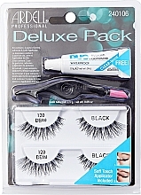 False Lashes Kit - Ardell Deluxe Pack 120 Demi Black — photo N3