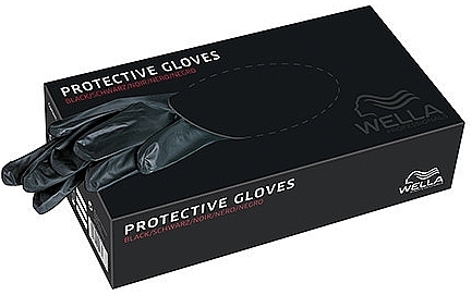 Disposable Protective Gloves - Wella Professionals Appliances & Accessories Protective Gloves Black — photo N1