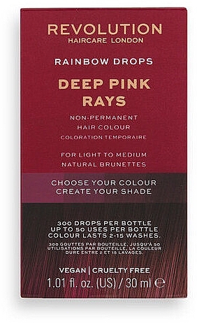 Color Drops for Dark Hair - Revolution Haircare Rainbow Drops For Brunettes Deep  — photo N2