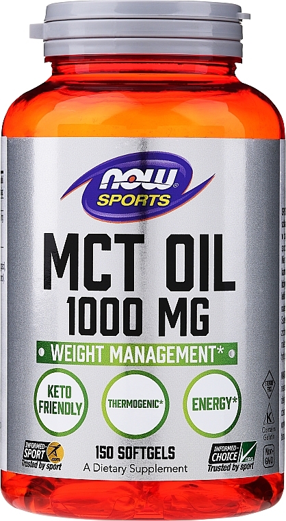 MCT Oil Dietary Supplement, 1000 - NOW Foods MCT Oil, 1000 Mg — photo N4