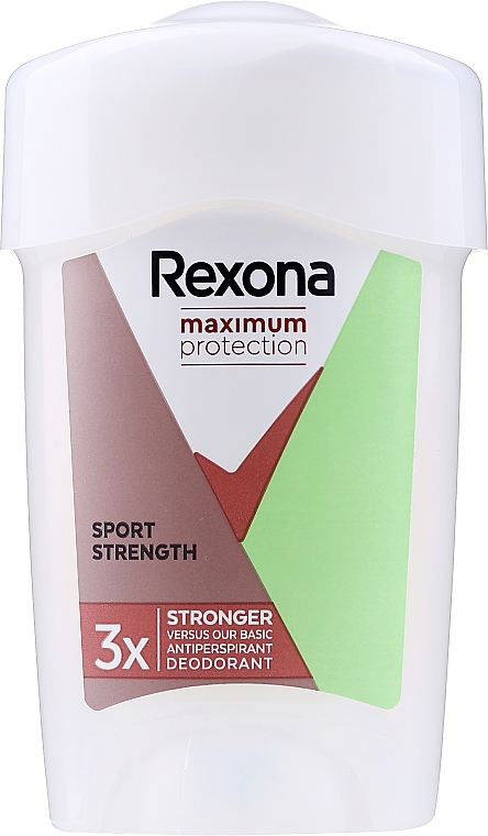 Antiperspirant Cream "Sport Strength" - Rexona Maximum Protection Sport Strength Deodorant Stick — photo N1