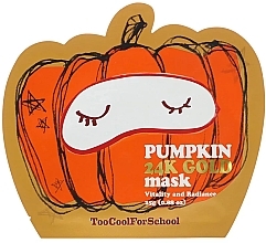 Fragrances, Perfumes, Cosmetics Pumpkin & Gold Nourishing Mask - Too Cool For School Pumpkin 24k Gold Mask