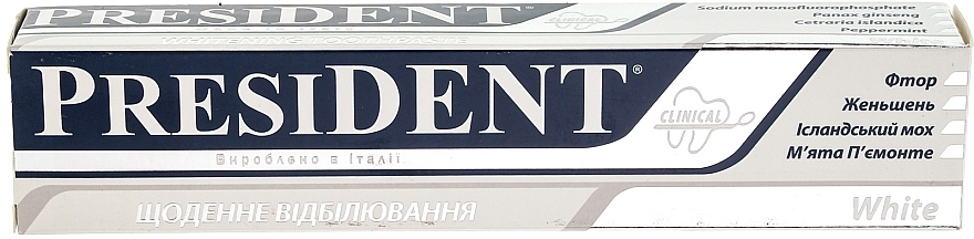 White Clinical Toothpaste - PresiDENT — photo N3