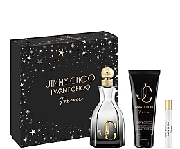 Fragrances, Perfumes, Cosmetics Jimmy Choo I Want Choo Forever - Set (edp/100 ml + edp/7.5 ml + b/lot/100 ml)