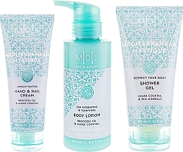 Set - MDS Spa&Beauty Mediterranean Mystique (sh/gel/150ml + b/lot/250ml + hand/nail/cr/100ml) — photo N2