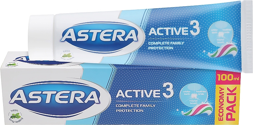 Triple Action Toothpaste - Astera Active 3 Toothpaste — photo N8