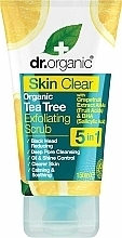 Exfoliating Green Tea Scrub - Dr. Organic Tea Tree Exfoliating Scrub — photo N1