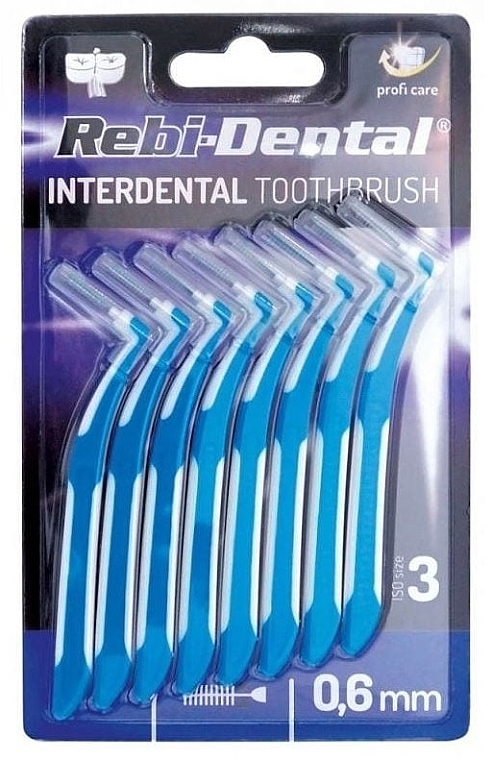 Interdental Brushes, 0.6 mm, blue - Mattes Rebi-Dental — photo N1