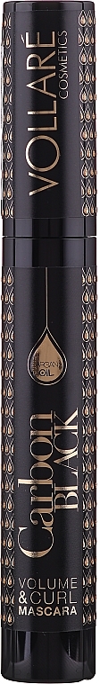 Colume Lash Mascara with Argan Oil - Vollare Cosmetics Carbon Black — photo N4