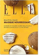 Fragrances, Perfumes, Cosmetics Hydrogel Mask with Coconut Milk - Elle By Collagena Coconut Milk Hydrogel Mask