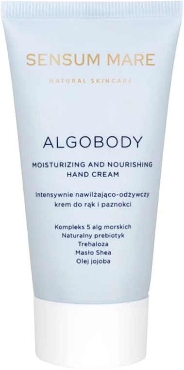Intensively Moisturizing & Nourishing Protective Hand Cream - Sensum Mare Algobody Moisturizing And Nourishing Hand Cream — photo N1