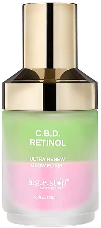 Moisturizing & Soothing Face Elixir - A.G.E. Stop C.B.D. Retinol Ultra Renew Glow Elixir — photo N1