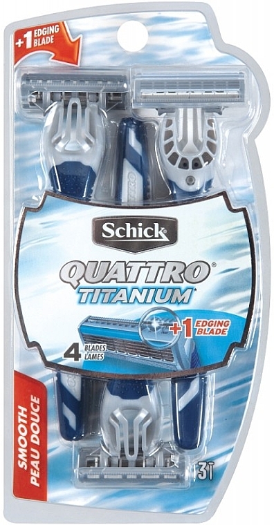 Razors - Wilkinson Sword Quattro 4 Titanium — photo N1