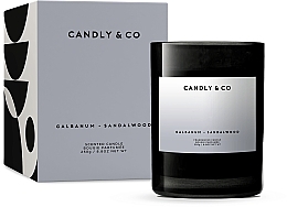 Scented Candle - Candly & Co No.6 Galbanum, Sandalwood Scented Candle — photo N1