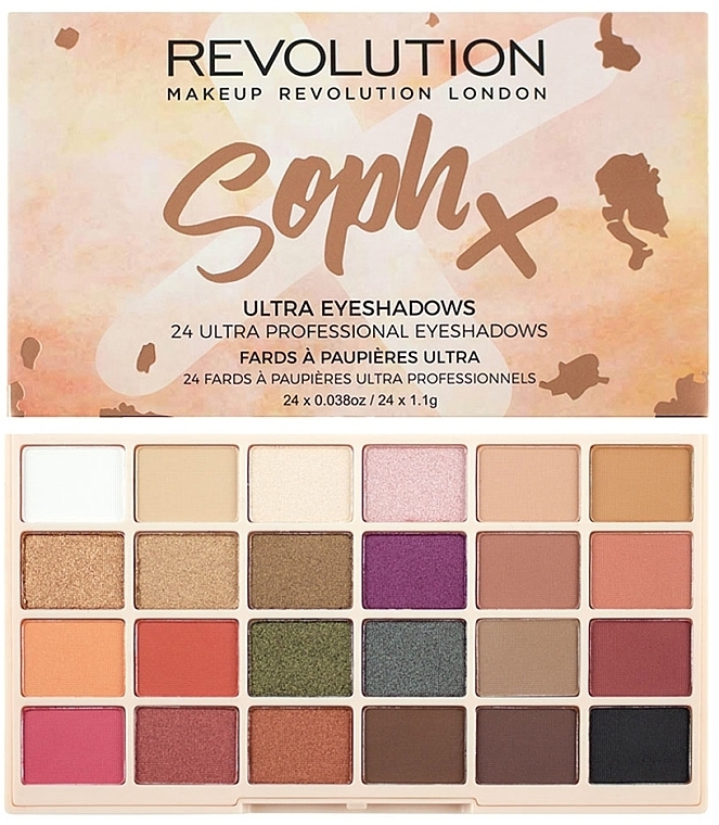 Eyeshadow Palette - Makeup Revolution Soph X Eyeshadow Palette — photo N1