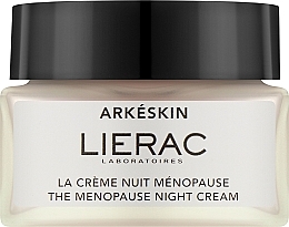 Night Face Cream - Lierac Arkeskin The Menopause Night Cream — photo N1