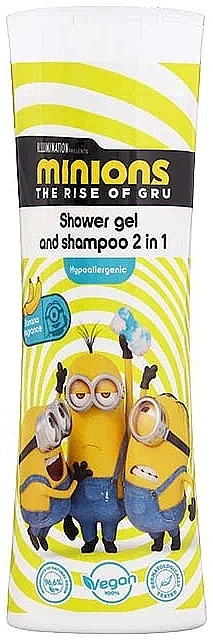 Shampoo & Shower Gel 'Banana' - Buzzy Minions Shower Gel & Shampoo 2in1 Banana — photo N1