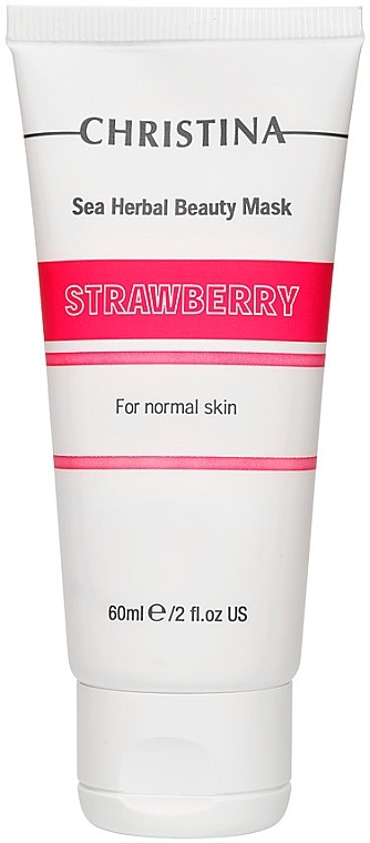 Strawberry Beauty Mask for Normal Skin - Christina Sea Herbal Beauty Mask Strawberry — photo N1