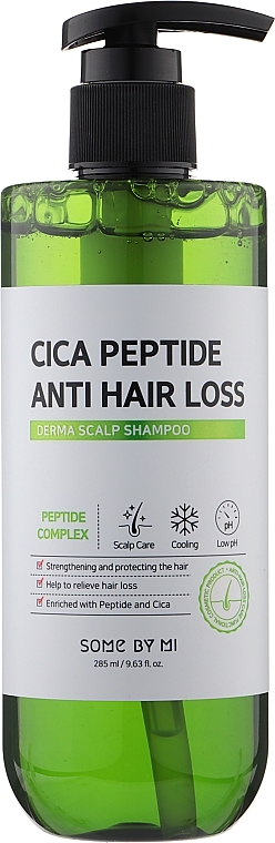 Anti Hair Loss Shampoo - Some By Mi Cica Peptide Anti Hair Loss Derma Scalp Shampoo — photo N1
