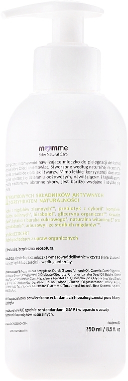 Body Milk - Momme Baby Natural Care Body Milk — photo N4