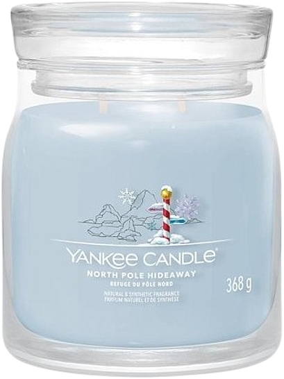 North Pole Hideaway Scented Candle in Jar, 2 wicks - Yankee Candle Singnature — photo N1