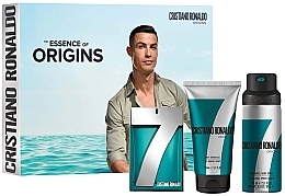 Cristiano Ronaldo CR7 Origins - Set (edt/100ml + sh/gel/150ml + b/spray/150ml) — photo N1