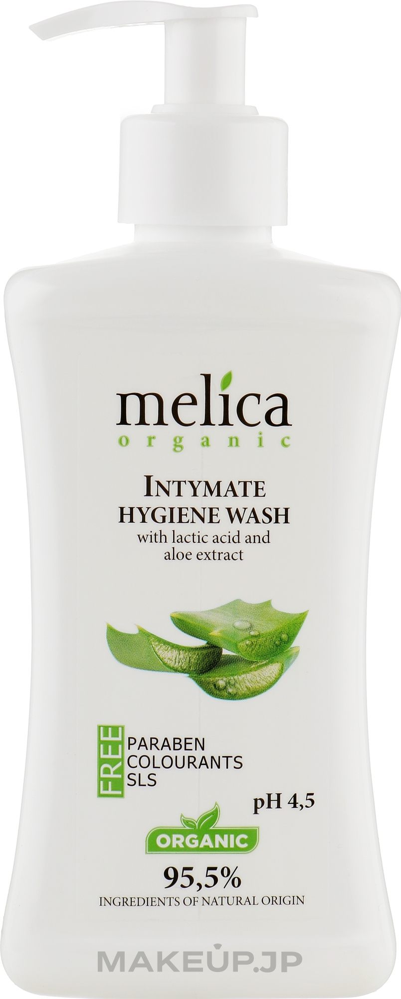 Intimate Wash with Lactic Acid and Aloe Extract - Melica Organic Intimate Hygiene Wash — photo 300 ml