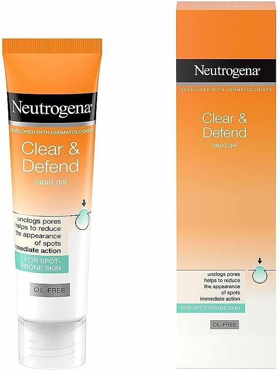 Facial Spot Gel - Neutrogena Clear & Defend Rapid Gel — photo N1