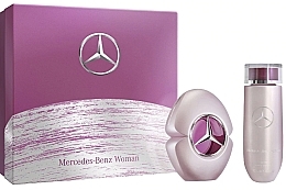 Fragrances, Perfumes, Cosmetics Set - Mercedes-Benz Mercedes-Benz Woman (edt/60 ml + b/lot/125ml)