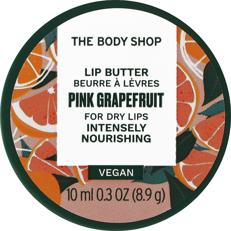 Intensive Nourishing Oil for Dry Lips 'Pink Grapefruit' - The Body Shop Pink Grapefruit Lip Butter For Dry Lips Intensely Nourishing — photo N1