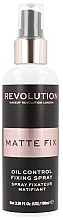 Makeup Fixing Spray - Makeup Revolution Matte Fix Oil Control Fixing Spray — photo N4