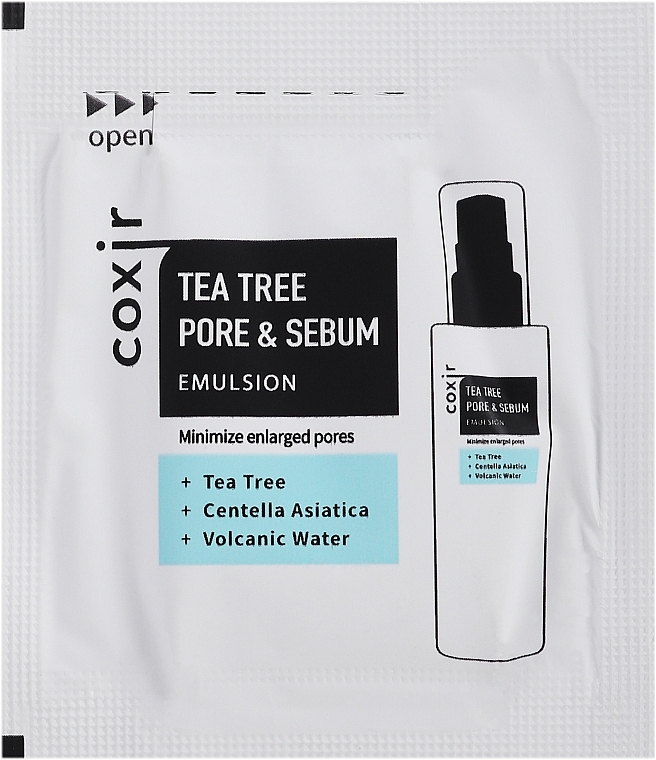 GIFT! Face Emulsion - Coxir Tea Tree Pore & Sebum Emulsion (sample) — photo N1