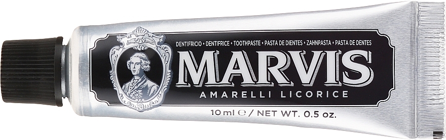 Toothpaste - Marvis Dentif Amarelli Licorice (mini size) — photo N1