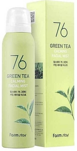 Green Tea Face Spray - FarmStay 76 Green Tea Calming Facial Mist — photo N2