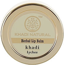 Fragrances, Perfumes, Cosmetics Natural Ayurvedic Lip Balm "Lychee" - Khadi Natural Ayurvedic Herbal Lip Balm Lychee