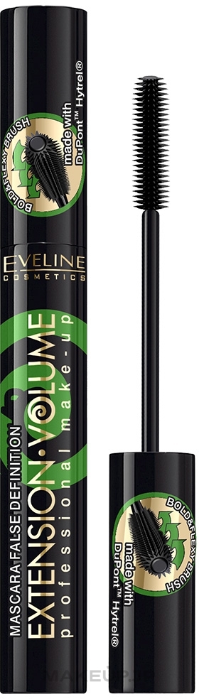 Lash Mascara - Eveline Cosmetics Extension Volume Professional Mascara — photo Black