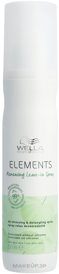 Leave-In Repair Hair Spray - Wella Professionals Elements Renewing Leave-In Spray — photo 150 ml