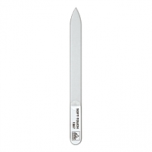 Glass Nail File 81967, 14 cm, white - Erbe Solingen Soft-Touch Glass Nail File — photo N1