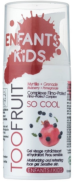 Moisturizing Gel with Cooling Effect - Toofruit So Cool Moisturizing and Refreshing Face Gel — photo N1