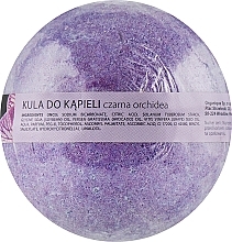 Black Orchid Fizzy Bath Ball - Organique HomeSpa — photo N2