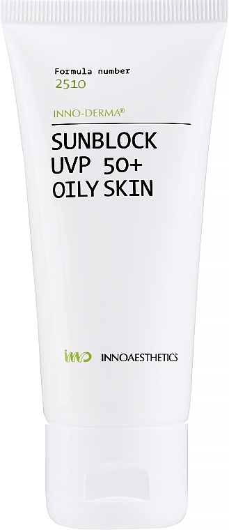 Sun Cream - Innoaesthetics Inno-Derma Sunblock UVP 50+ Oily Skin — photo N2