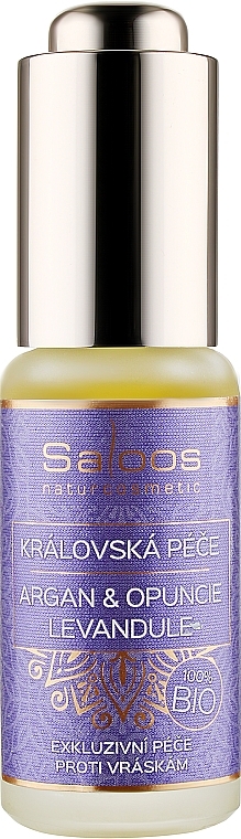 100% Organic Argan & Opuntia-Lavender Oil - Saloos — photo N1