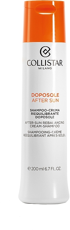 Balancing After Sun Cream Shampoo - Collistar After-Sun Rebalancing Cream-Shampoo — photo N1