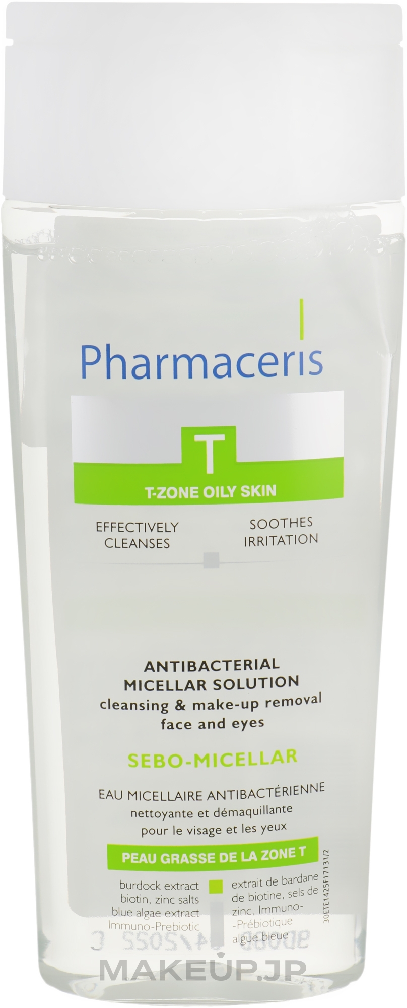 Cleansing Micellar Fluid - Pharmaceris T Sebo-Micellar Solution Cleansing Make-Up Removal — photo 200 ml
